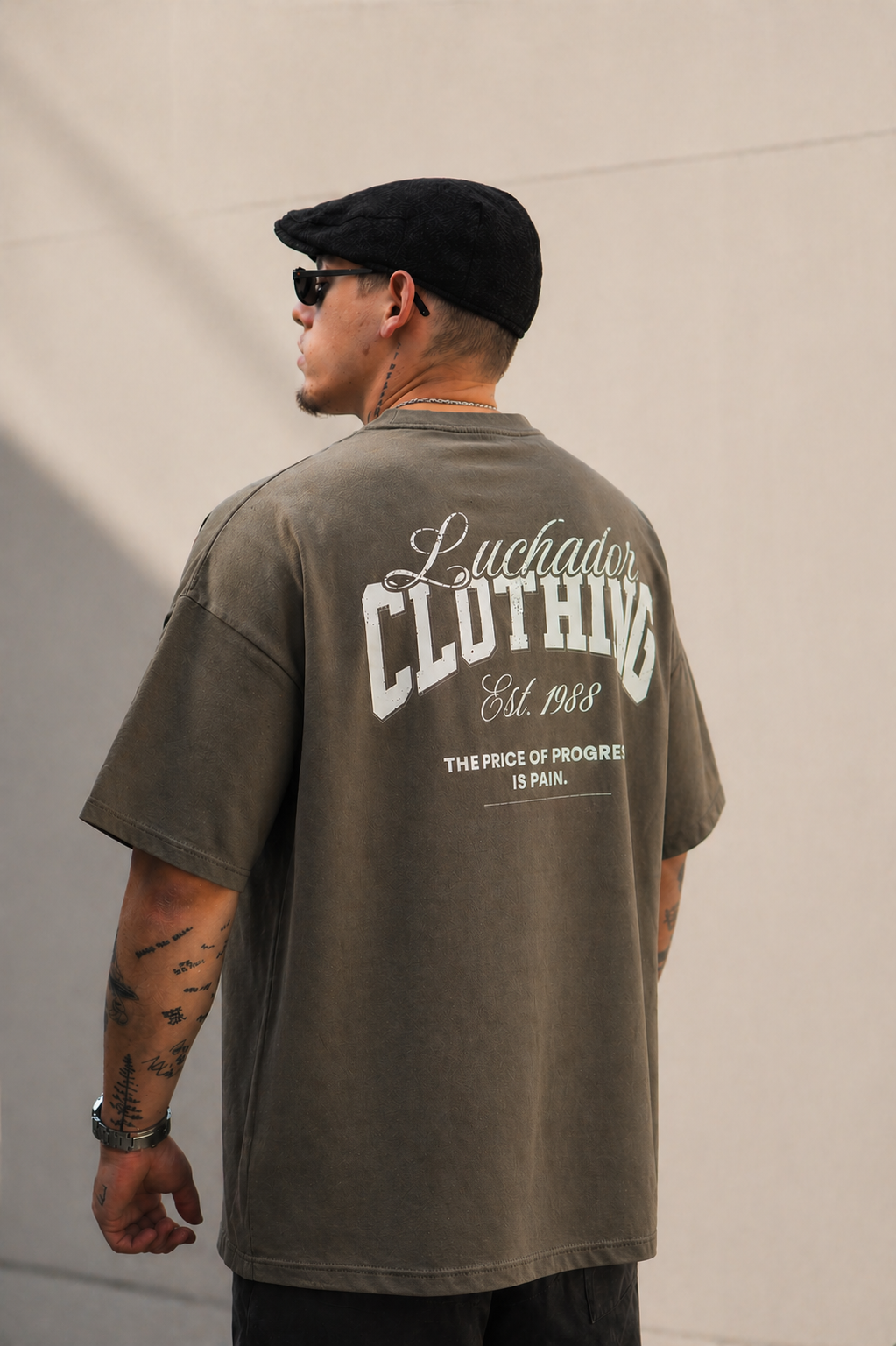 Oversized Tee Vintage Olive
